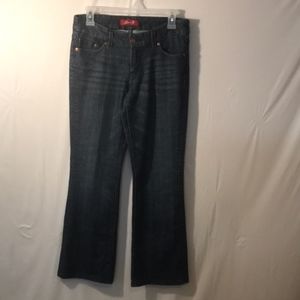 Seven7 Ladies Flare Blue Jeans Sz4